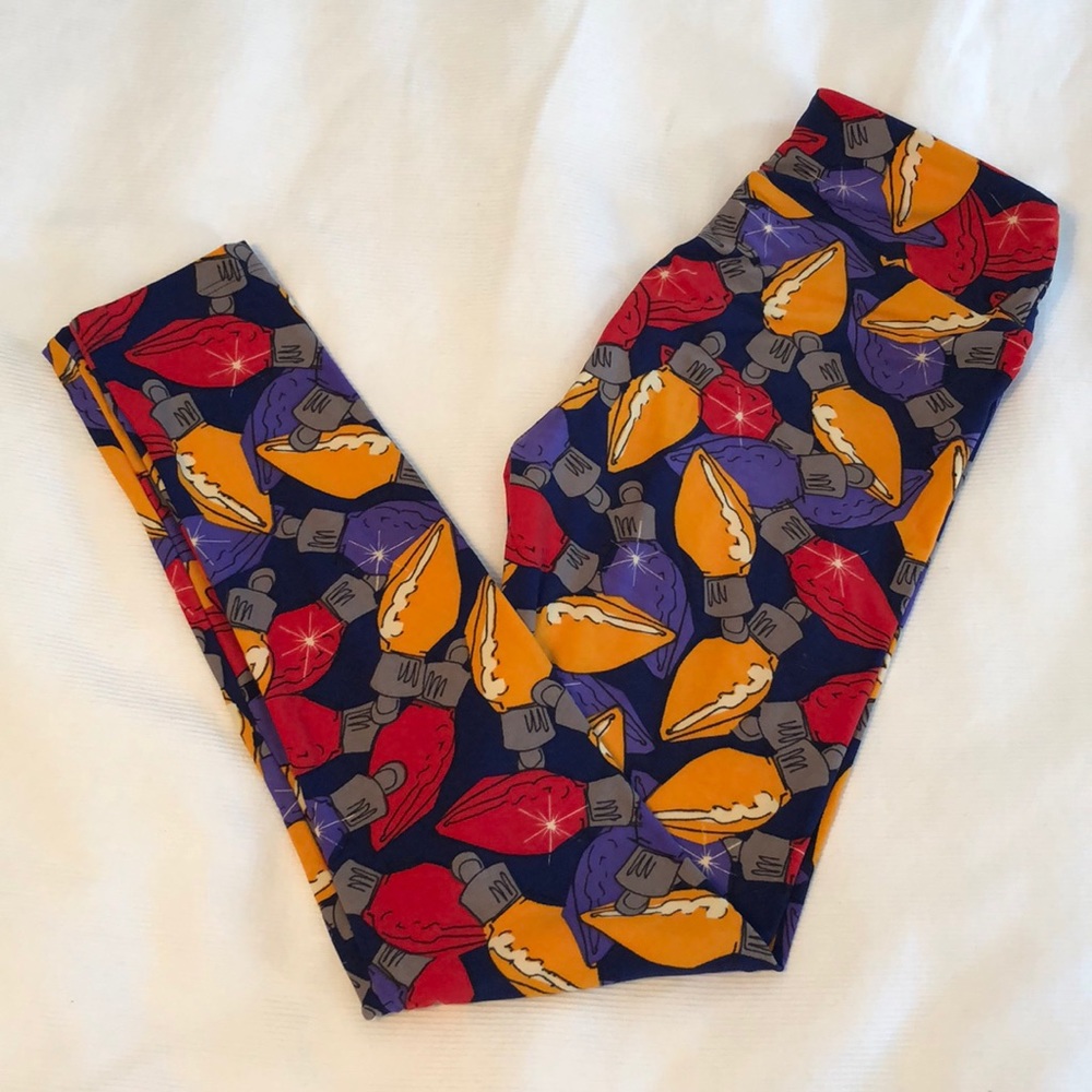 LuLaRoe Christmas Lights Leggings